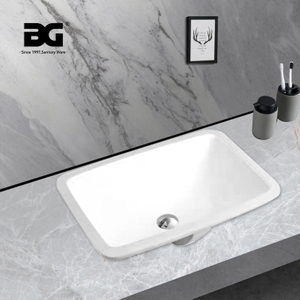Modern Style Under Counter Hand Wash Basin White Marble Bathroom Sink Undermount Washbasin