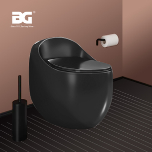 Smart toilet gravity flushing washdown hotel bathroom glaze sanitary ware toilet modern back to wall one piece toilet