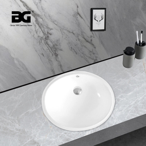 Artificial Undermount China Bowl Sink Under Counter Sinks Ceramic Basin For Washroom